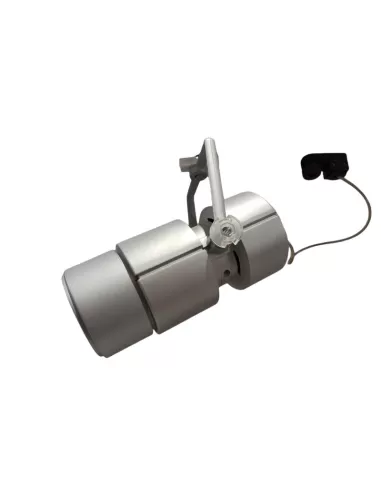 Ivela 735-112-52 sieben Meter 70 W G12 mit Stromschienenadapter Silber // Metall IP20